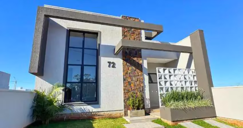 Casa à venda em gravataí, terra nova, com 3 quartos, com 94 m²