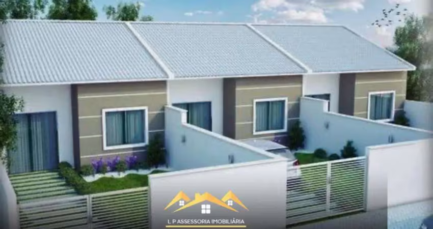 Casa à venda em gravataí, parque itacolomi, com 2 quartos, com 56 m²