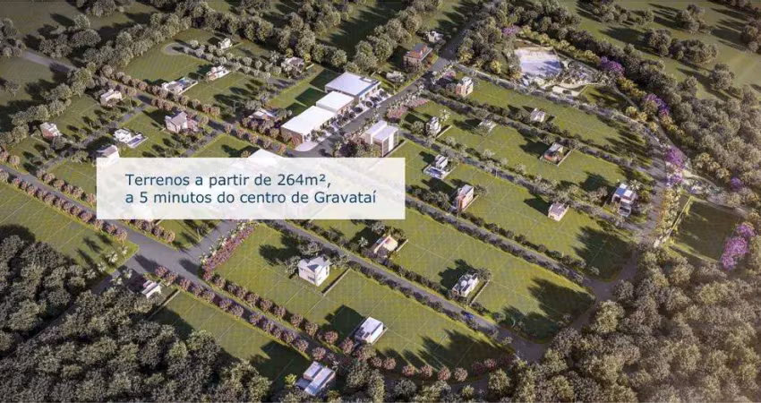 Terreno à venda em gravataí, dom feliciano, com 264 m², reserva dom feliciano – parque residencial