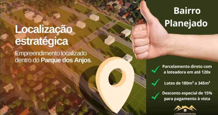 Terreno à venda em gravataí, parque dos anjos, com 180 m²
