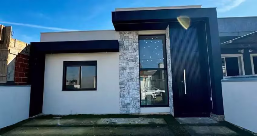 Casa à venda em gravataí, são vicente, com 3 quartos, com 109 m²