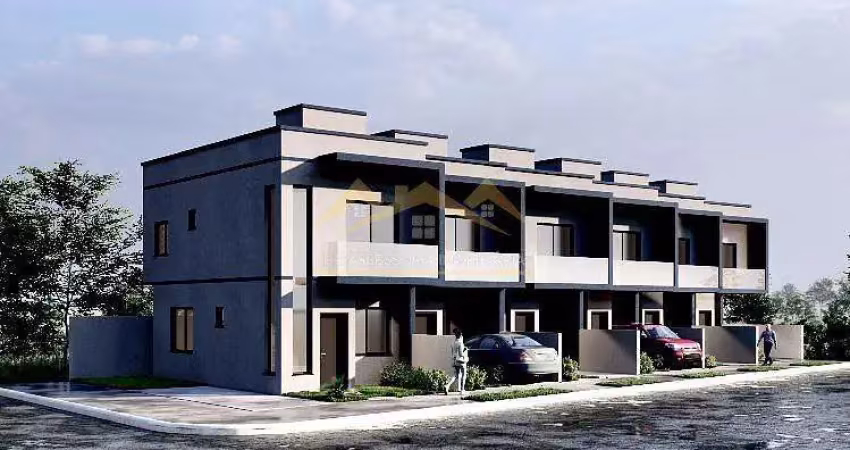 Sobrado à venda em gravataí, são jerônimo, com 2 quartos, com 60 m²