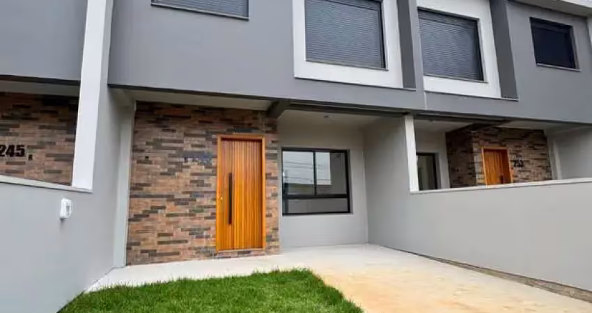 Sobrado à venda em gravataí, oriço, com 3 quartos, com 82 m²