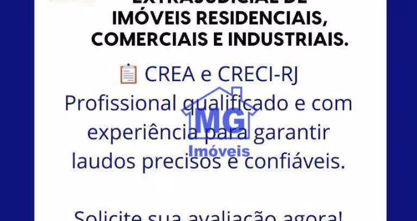 Avaliação judicial e extrajudicial imóveis residenciais, comerciais e industriais.
