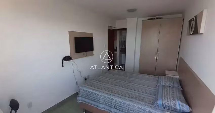 Atlântica imóveis tem excelente flat mobiliado com vista para o mar para aluguel - pacote r$2.200,00