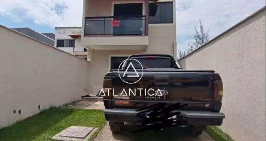 Atlântica imóveis tem excelente casa à venda, por r$ 260.000,00 - rio das ostras/ rj