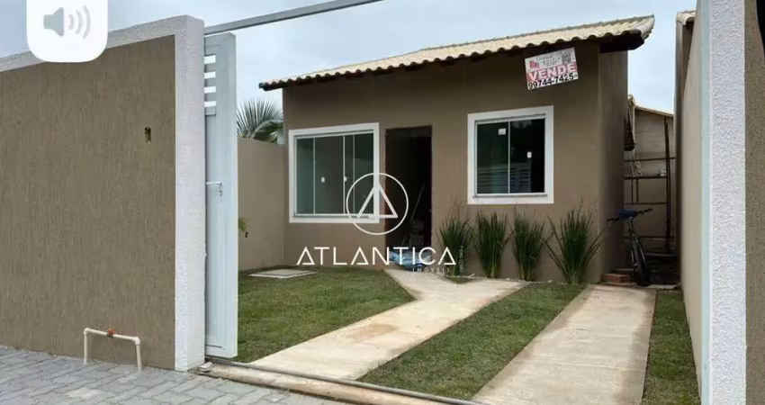 Atlântica imóveis tem excelente casa à venda, por r$ 350.000,00 - rio das ostras/ rj