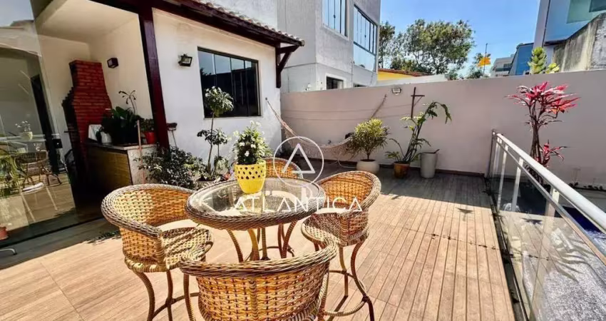 Atlântica imóveis tem excelente casa para locação, por r$ 5.700,00 - rio das ostras/ rj