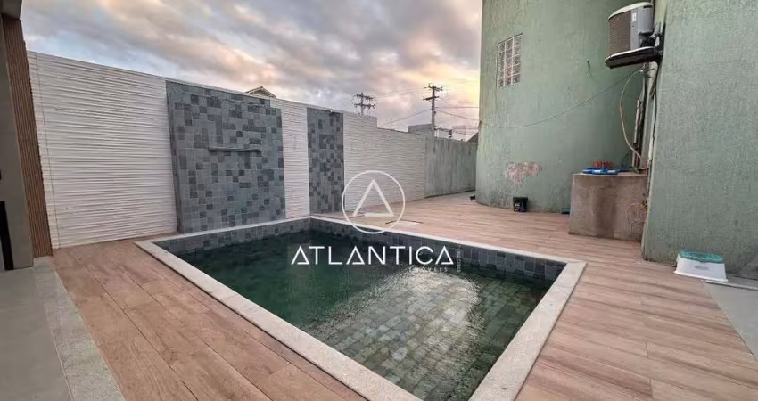 Atlântica imóveis tem excelente casa ampla com área de lazer no vale dos cristais, macaé/rj por r$ 980.000,00.