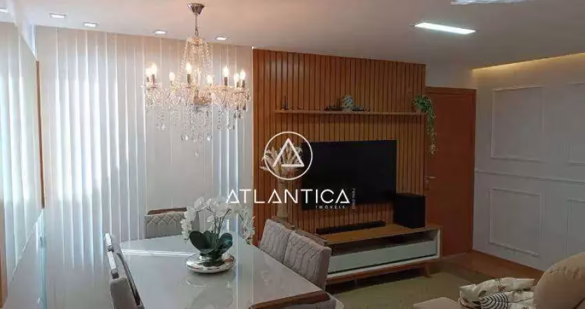 Atlântica imóveis tem excelente apartamento para locação no jardim atlântica, rio das ostras/rj por r$ 2.100,00.