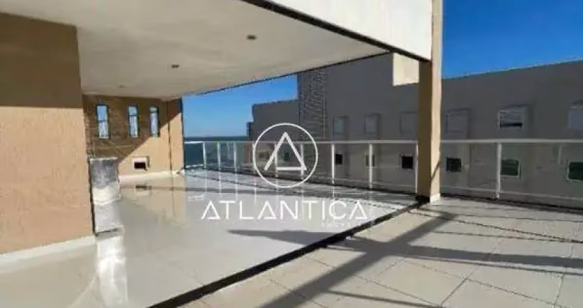 Atlântica imóveis tem excelente apartamento à venda vista mar na praia campista, macaé/rj por r$ 540.000,00