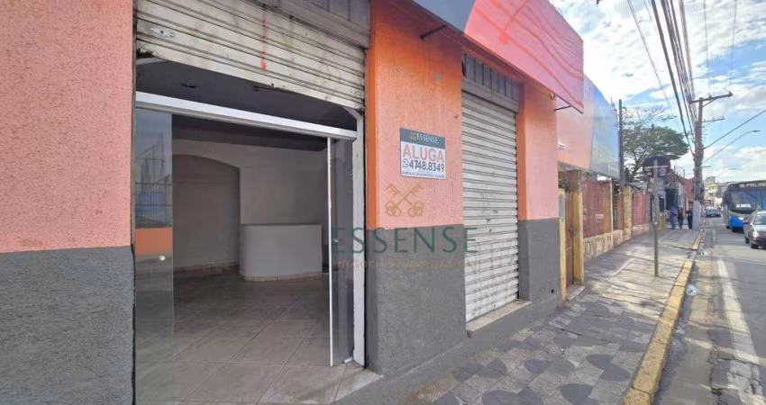 Salão Comercial para Locação de 70m² no Centro de Suzano/SP.