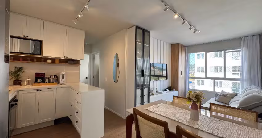 Semimobiliado - 2 dormitórios (1 suíte) - lazer completo - r$370.000,00 - rio caveiras, biguaçu