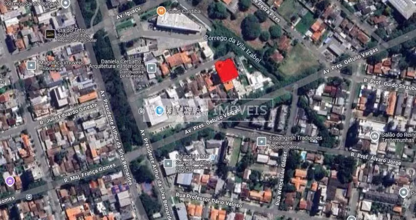 Terreno com 860 m², à venda por r$ 1.750.000 - vila izabel, curitiba (pr) - zr-4