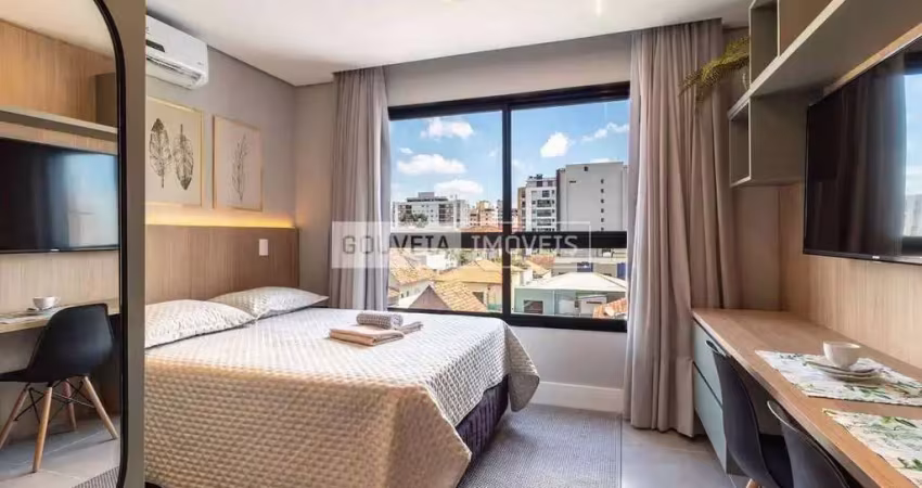 Studio com 1 dormitório, 32 m², à venda por r$ 330.000 - rebouças, curitiba (pr)