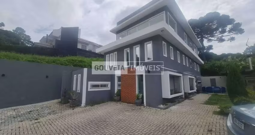 Casa com 3 dormitórios, 2 suítes, 300 m², aluguel de r$ 13.200 + taxas - cascatinha, curitiba (pr)