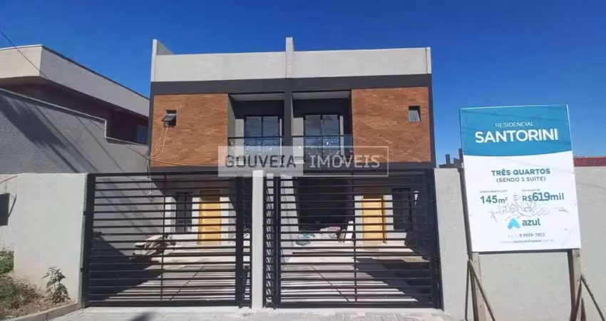 Sobrado 3 dormitórios, 1 suíte, de 141 a 148,84 m², à venda a partir de r$ 629.000 - xaxim, curitiba (pr)