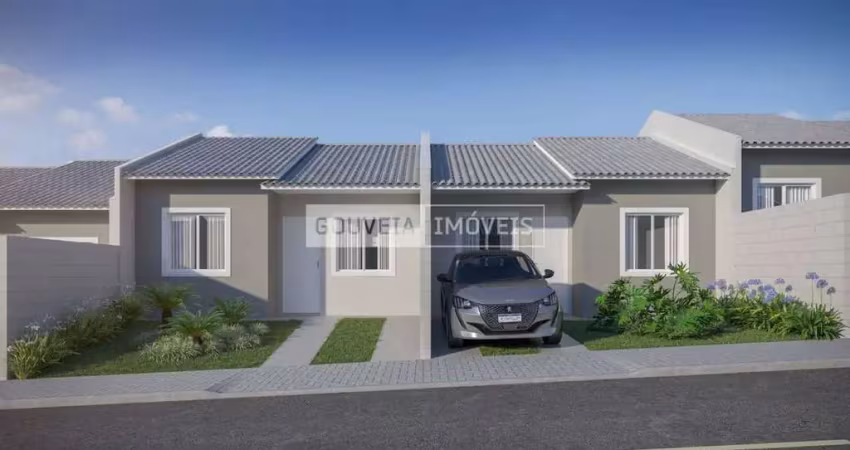 Casa 2q, 42 m², r$264.335 – entrega mar/2027 – iguaçu, fazenda rio grande (pr)