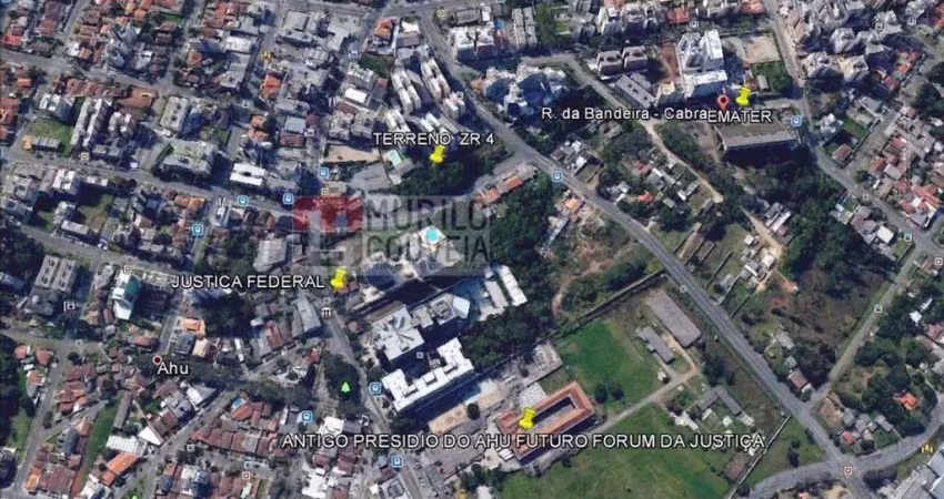 Terreno com 636 m², à venda por r$ 1.500.000 - cabral, curitiba (pr) - zr-4