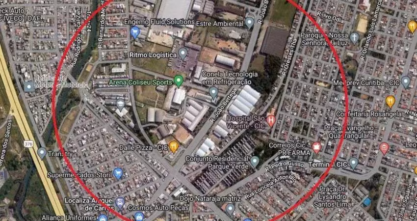 Área com 30.000 m², à venda por r$ 30.000.000 - cidade industrial, curitiba (pr)