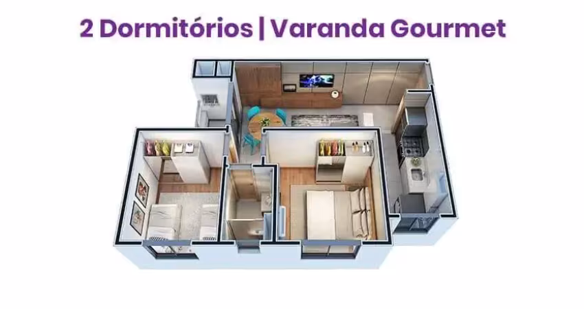 Apartamento 2 dormitórios, 57 m², aluguel a partir de r$ 1.629 + taxas - ecoville, curitiba (pr)
