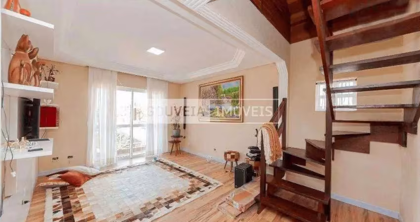 Casa triplex com 3 dormitórios, 3 suítes, 350 m², à venda por r$ 2.400.000 - rebouças, curitiba (pr)