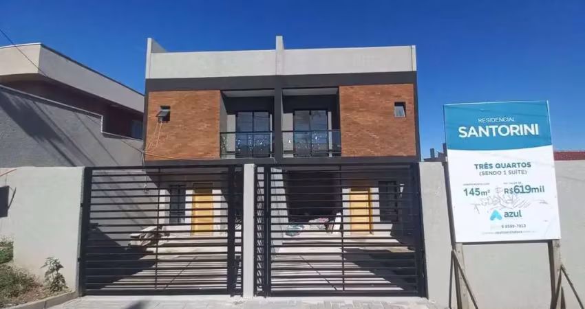 Sobrado 3 dormitórios, 1 suíte, de 141 a 148,84 m², à venda a partir de r$ 629.000 - xaxim, curitiba (pr)