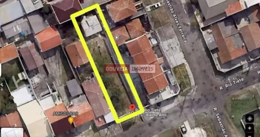 Terreno com 500 m², à venda por r$ 500.000 - bairro alto, curitiba (pr)