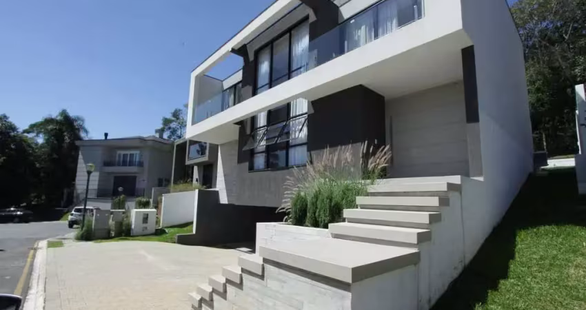 Casa 4 dormitórios, 4 suítes, 640 m², à venda por r$ 4.200.000 - santa felicidade, curitiba (pr)