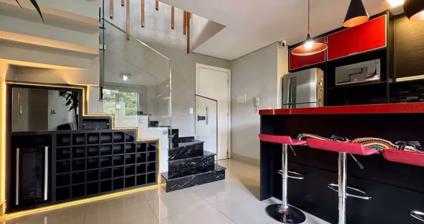 Cobertura duplex com 2 dormitórios, 1 suíte, 165,72 m², à venda por r$ 1.290.000 - santa felicidade, curitiba (pr)