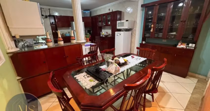 Vende-se sobrado 3 dorms + salão comercial no parque primavera 