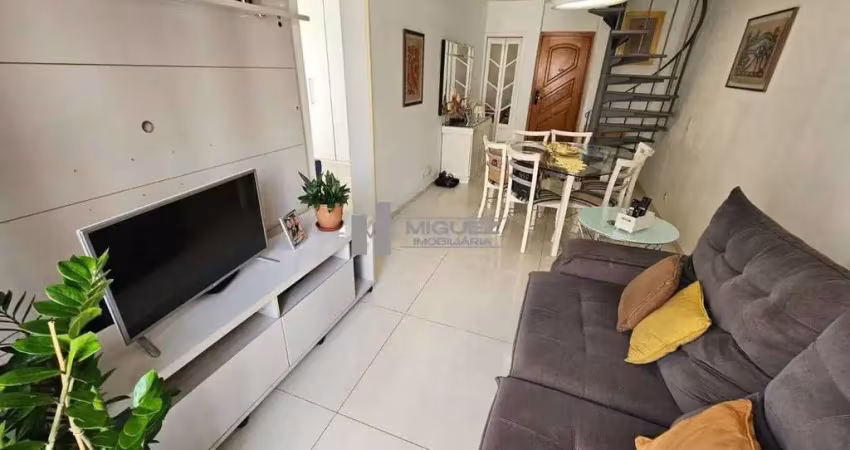 Cobertura duplex à venda colado no shopping tijuca  com 3 quartos sendo 1 suíte, 2 vagas -  prédio com infra total, portaria e segurança 24h