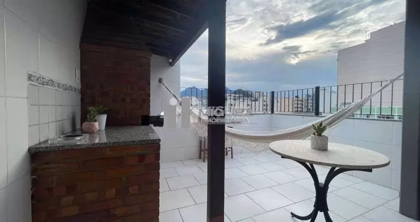 Cobertura duplex à venda na tijuca! com aproximadamente 160m², são 4 quartos, suíte e vaga! rua professor gabizo!