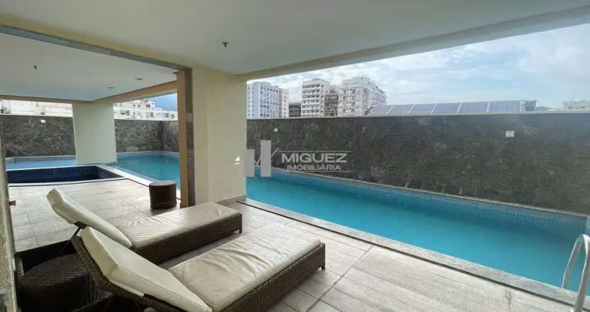 Apartamento a venda com 3 quartos 1 suite 2 varandas e 1 vaga na escritura - Predio novo com Infra total - Rua Carvalho Alvim - Tijuca