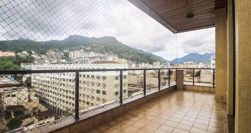 Praça afonso pena! apartamento à venda, tijuca, rua haddock lobo, vista para o cristo redentor, 2 quartos (sendo 01 suíte), infraestrutura, 1 vaga, 120 m², código 21499