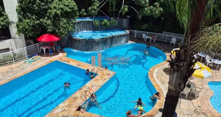 Apartamento a venda rua garibaldi - condomínio com infra completa - varanda, 3 quartos sendo 1 suíte,  1 banheiro social,  dependências, 1 vaga na escritura  - 85 m²