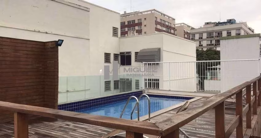 Apartamento a venda, Tijuca, Praça Afonso Pena, varanda, 2 quartos, 1 suíte, 1 vaga de garagem, prédio novo com infraestrutura.