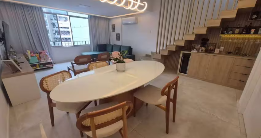 Linda cobertura dos sonhos à venda na rua guaxupé, tijuca, a poucos metros do metrô uruguai, com 200m² de elegância.