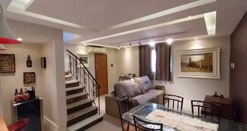 Casa duplex de vila à venda. rua barão de itapagipe, tijuca. 3 quartos sendo 2 suítes e vaga. código 22730