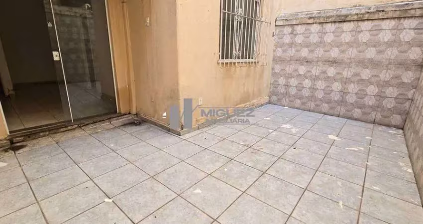 Apartamento garden à venda na rua são francisco xavier – 1 quarto, sala e duas áreas externas