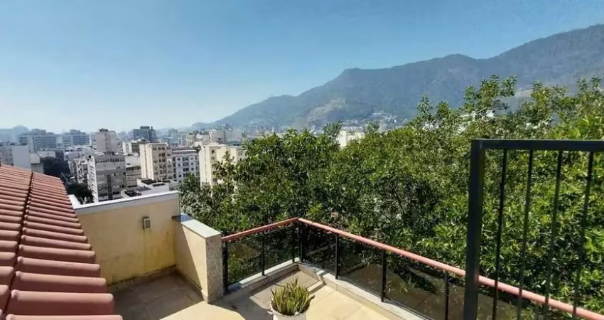 Cobertura à venda, rua maria amália, tijuca. 3 quartos suítes, terraço com piscina e 2 vagas! código 22854