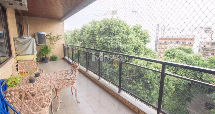 Apartamento a venda rua gonçalves crespo - varanda, sala,  3 quartos / 1 suíte - tijuca -  cód 16304
