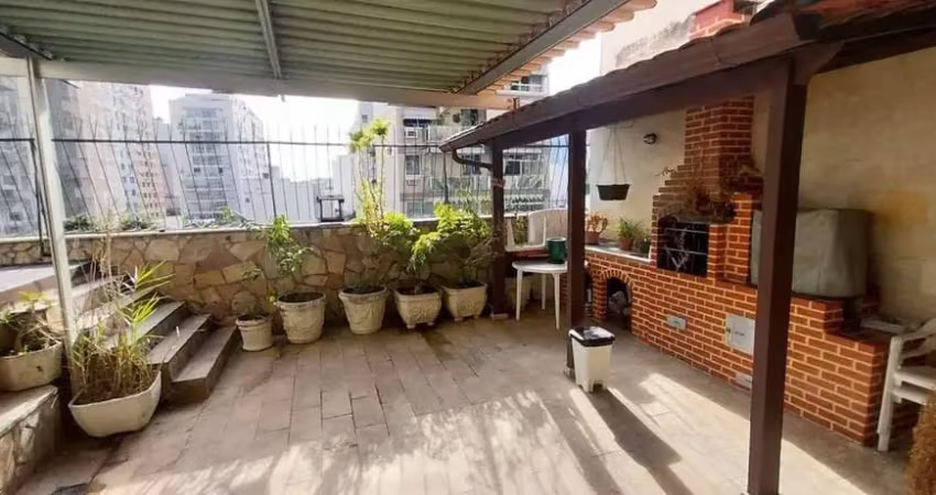 Cobertura à venda, rua dona delfina, tijuca. 4 quartos, piscina, churrasqueira e vaga. código 22958