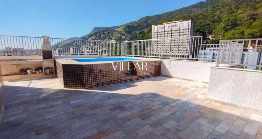 Cobertura a venda na tijuca | cobertura na rua conde de bonfim | cobertura de 3 quartos na tijuca