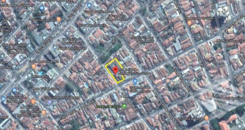 Área à venda, 1344 m² - Centro - Taubaté/SP