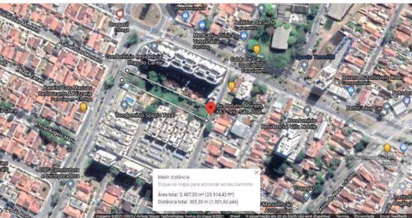 Terreno à venda, 2468 m² por R$ 3.450.000,00 - Vila São José - Taubaté/SP