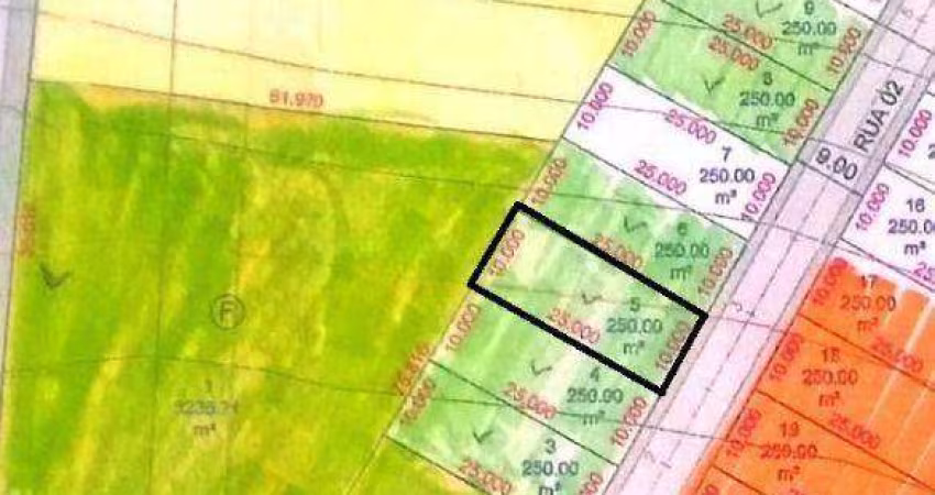 Terreno à venda, 250 m² - Residencial Barão de Tremembé - Tremembé/SP
