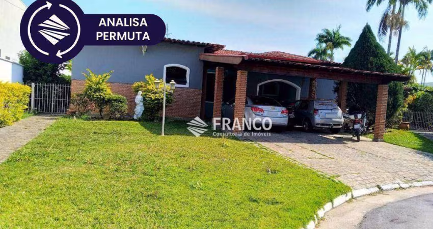 Casa com 3 dormitórios à venda, 386,58m² - Condomínio Vale do Sol - Tremembé/SP
