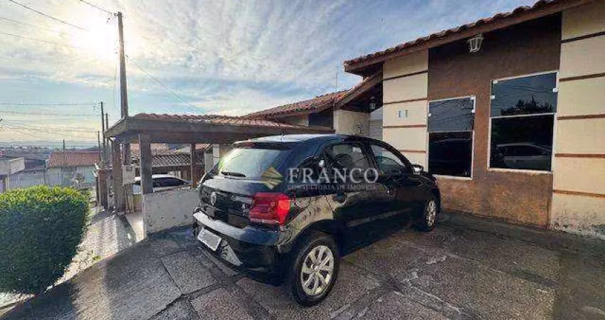 Casa com 2 dormitórios à venda, 125 m² - condomínio residencial lindóia- taubaté/sp
