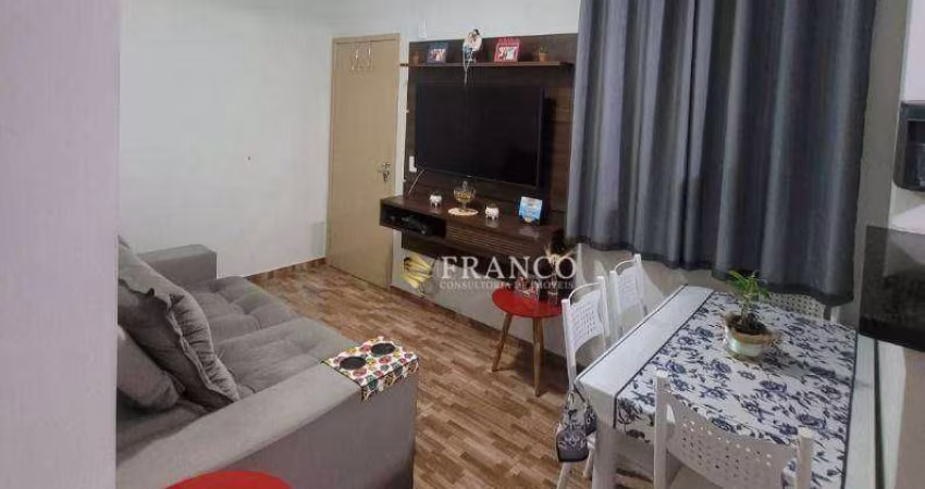 Apartamento com 2 dormitórios à venda, 46,41m² - Vila São José - Taubaté/SP